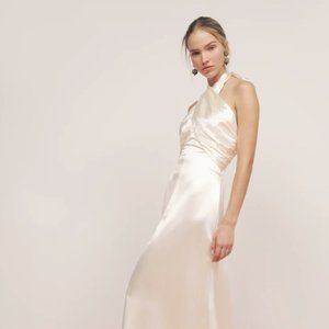 Reformation Veria Silk Dress